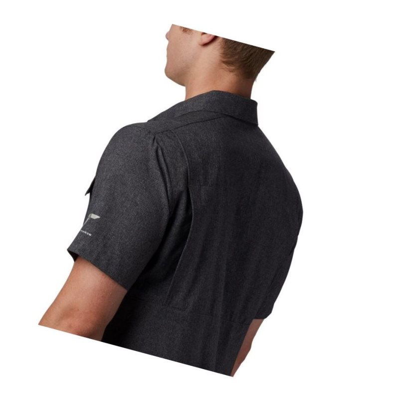 Columbia Irico Short Sleeve Gömlek Erkek Siyah | 24968-NSDF