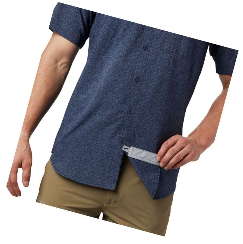 Columbia Irico Short Sleeve Gömlek Erkek Lacivert | 17903-LFQR
