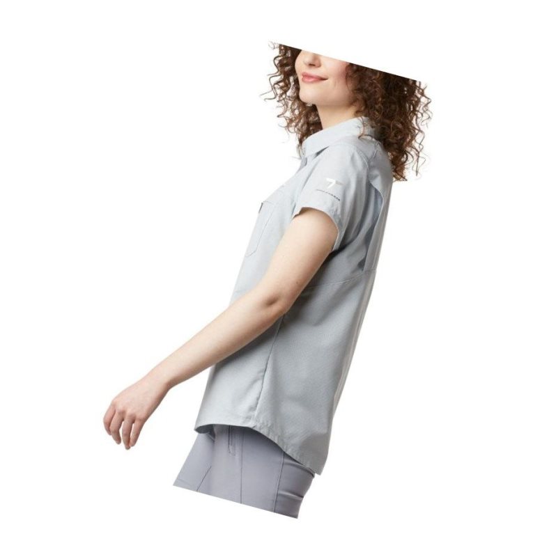 Columbia Irico Short Sleeve Gömlek Kadın Gri | 30195-IYME