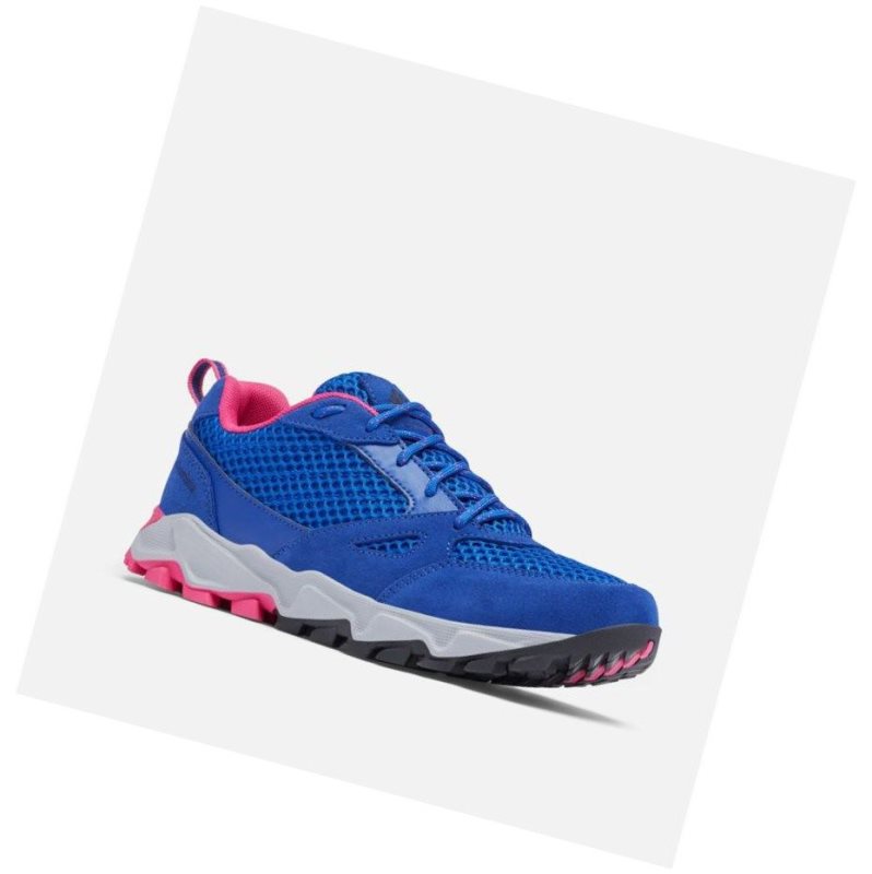 Columbia Ivo Trail Breeze Spor Ayakkabı Kadın Mavi Pembe | 93627-HGNW