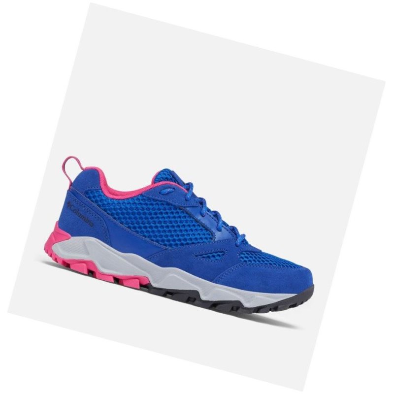 Columbia Ivo Trail Breeze Spor Ayakkabı Kadın Mavi Pembe | 93627-HGNW