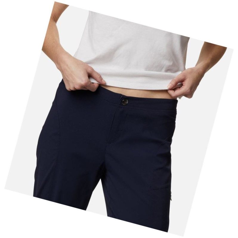 Columbia Just Right Straight Leg Pantolon Kadın Lacivert | 70356-ZFCK