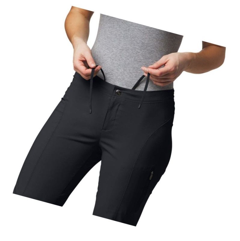 Columbia Just Right Straight Leg Pantolon Kadın Siyah | 01568-YSUB