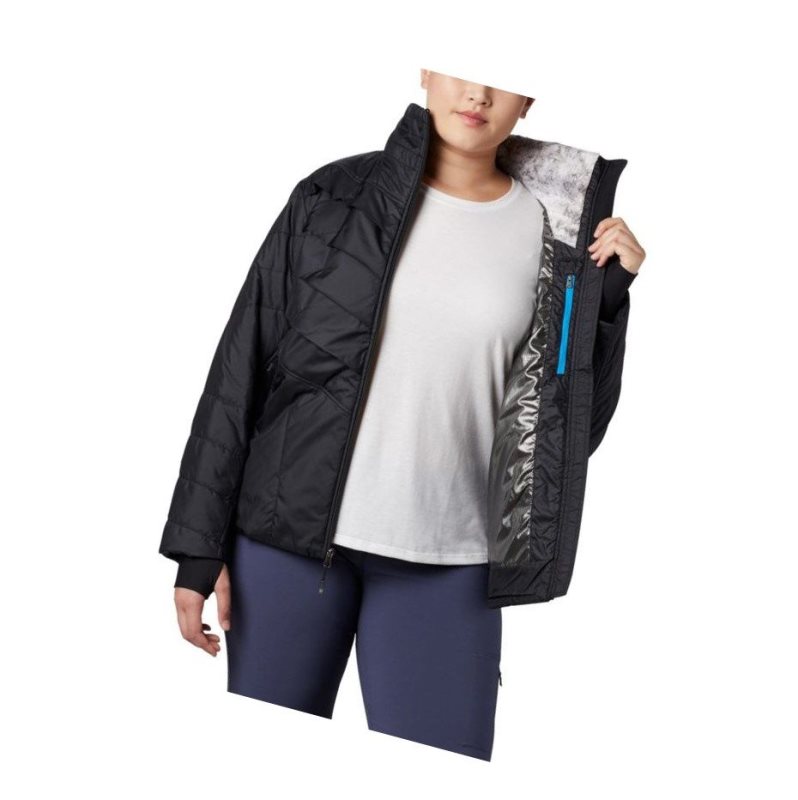 Columbia Kaleidaslope II Plus Size Mont Kadın Siyah | 78263-QBVK