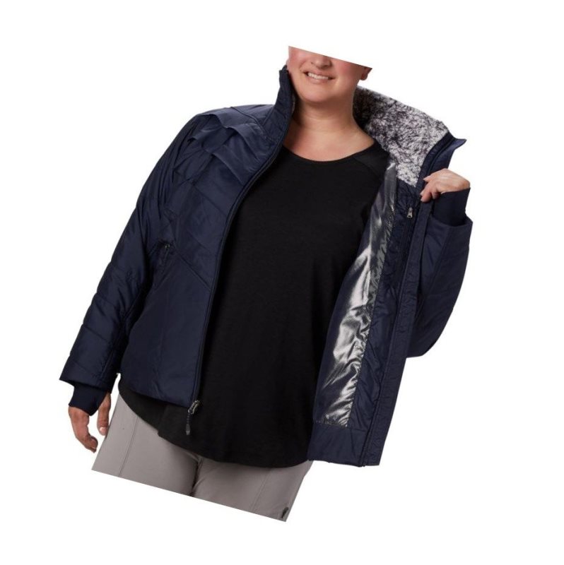 Columbia Kaleidaslope II Plus Size Mont Kadın Lacivert | 38706-ZPRH