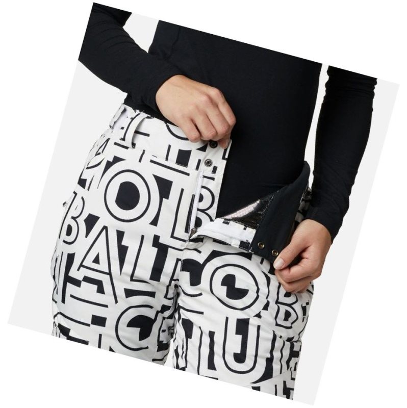 Columbia Kick Turner Insulated Pantolon Kadın Beyaz | 03125-UACQ