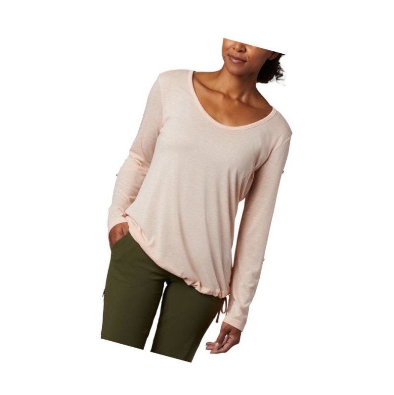 Columbia Kickin It Solid Sweatshirt Kadın Pembe | 16038-RBXQ