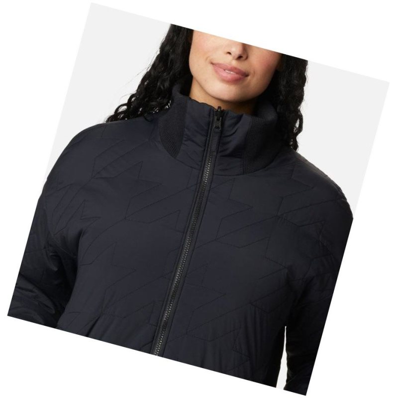 Columbia Kinzu Point Reversible Mont Kadın Siyah | 57163-SDIZ