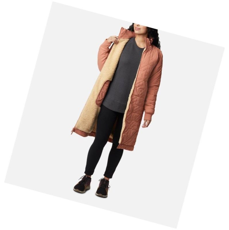 Columbia Kinzu Point Reversible Mont Kadın Pembe | 50197-DNJL