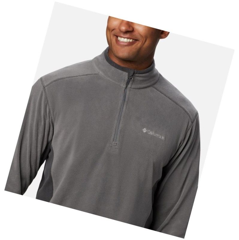 Columbia Klamath Range II Half Zip Fleece Sweatshirt Erkek Gri | 83095-FCUD