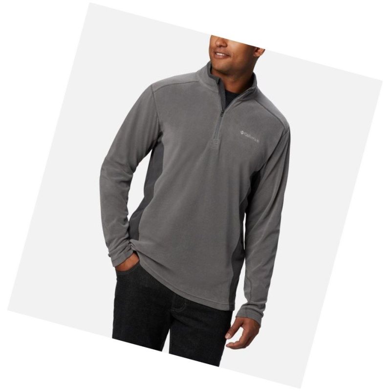 Columbia Klamath Range II Half Zip Fleece Sweatshirt Erkek Gri | 83095-FCUD