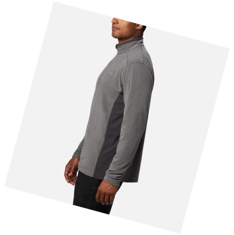 Columbia Klamath Range II Half Zip Fleece Sweatshirt Erkek Gri | 83095-FCUD