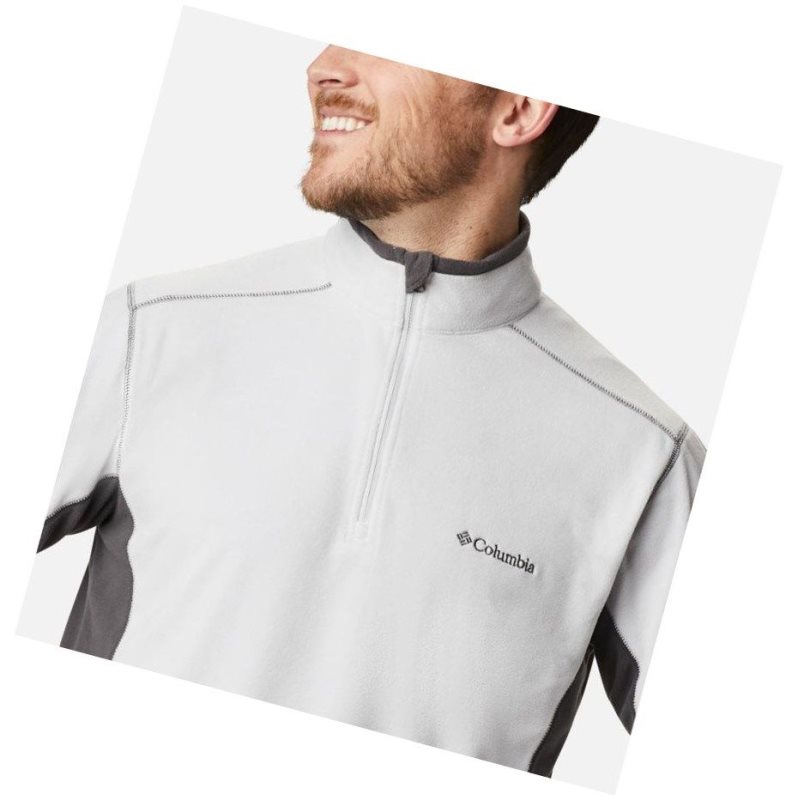 Columbia Klamath Range II Half Zip Fleece Big Sweatshirt Erkek Gri | 98572-ZLOP
