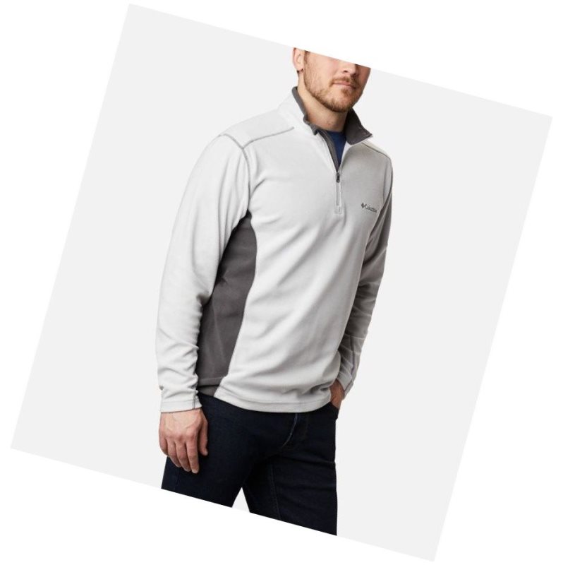 Columbia Klamath Range II Half Zip Fleece Big Sweatshirt Erkek Gri | 98572-ZLOP
