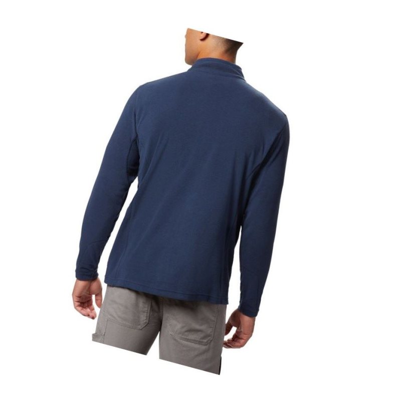 Columbia Klamath Range II Half Zip Fleece Sweatshirt Erkek Lacivert | 13649-DYME