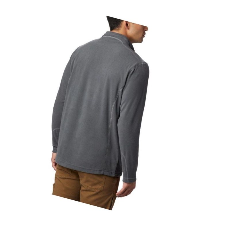 Columbia Klamath Range II Half Zip Fleece Sweatshirt Erkek Koyu Gri | 91307-GYLS