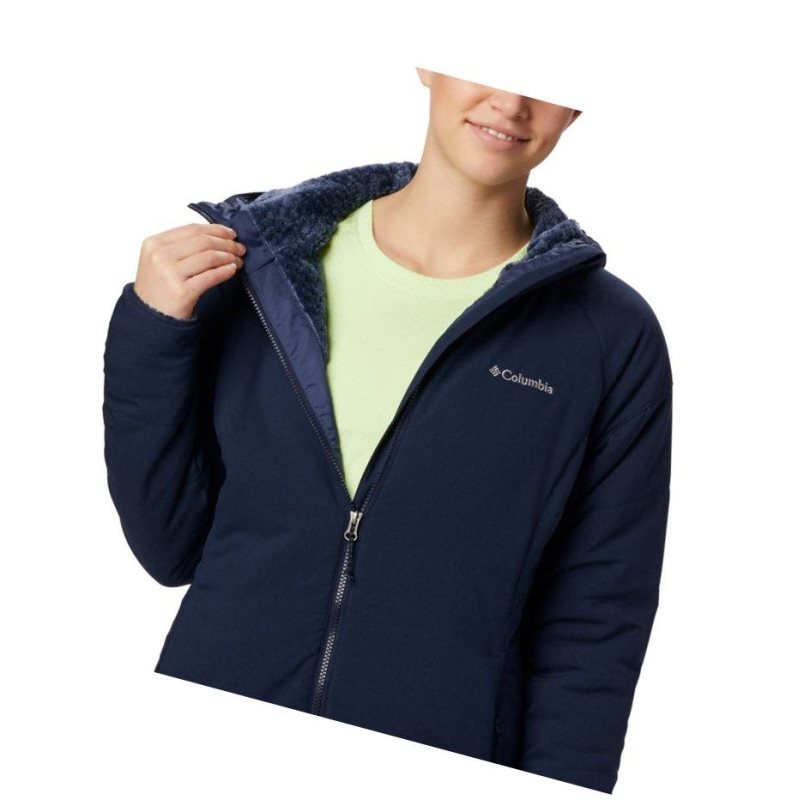 Columbia Kruser Ridge II Plush Softshell Mont Kadın Lacivert | 52190-DRNS