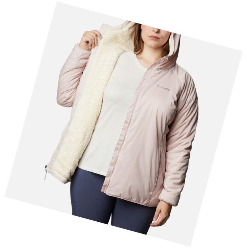 Columbia Kruser Ridge II Plush Softshell Plus Size Mont Kadın Pembe | 41265-GUEJ