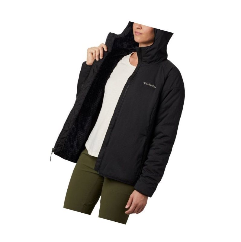 Columbia Kruser Ridge II Plush Softshell Mont Kadın Siyah | 15648-QNAL