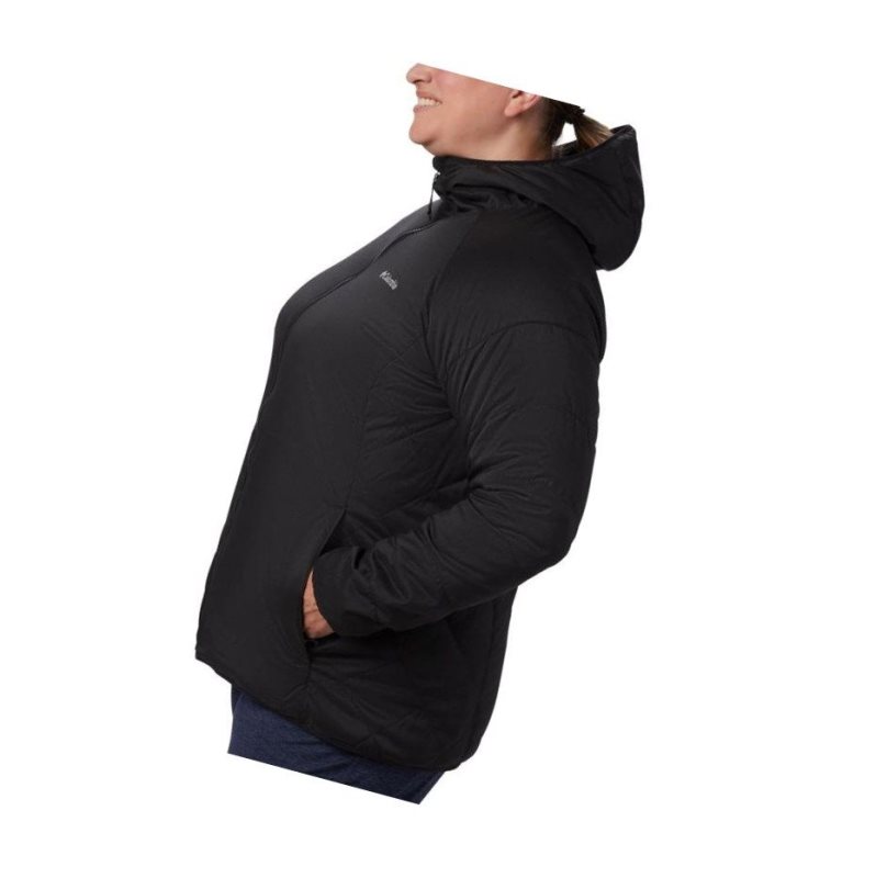 Columbia Kruser Ridge II Plush Softshell Plus Size Mont Kadın Siyah | 08953-BJVU