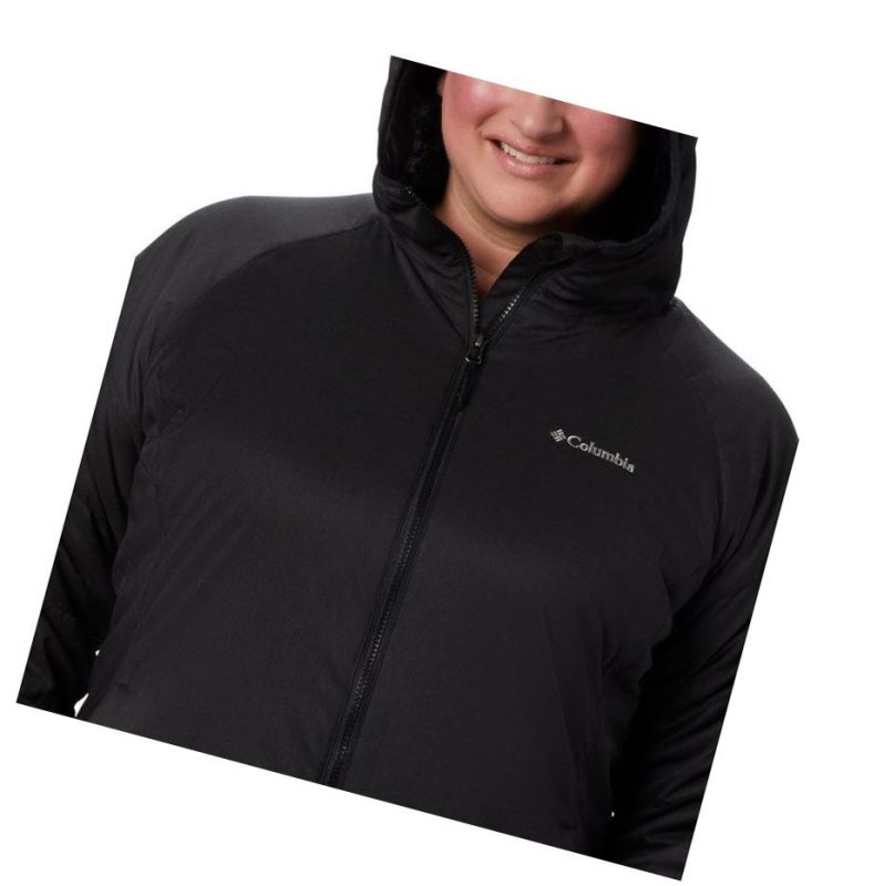 Columbia Kruser Ridge II Plush Softshell Plus Size Mont Kadın Siyah | 08953-BJVU