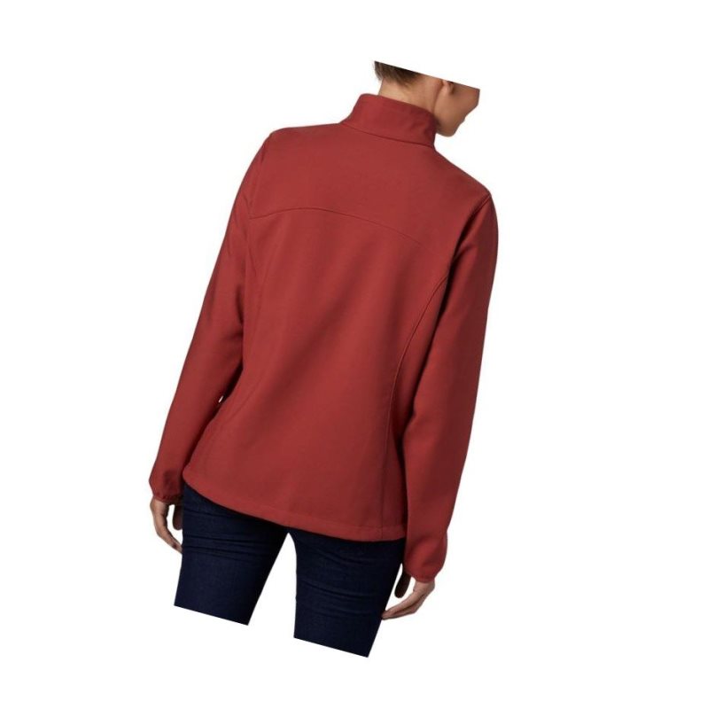 Columbia Kruser Ridge II Softshell Mont Kadın Kırmızı | 76018-UPLZ
