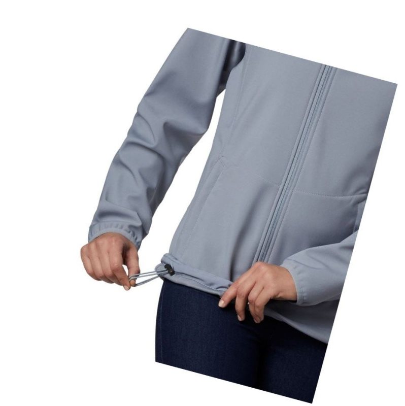 Columbia Kruser Ridge II Softshell Mont Kadın Gri | 51970-IXFY