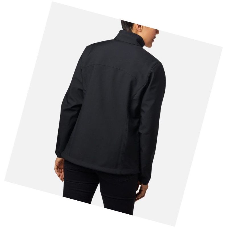 Columbia Kruser Ridge II Softshell Mont Kadın Siyah | 98216-KDPA