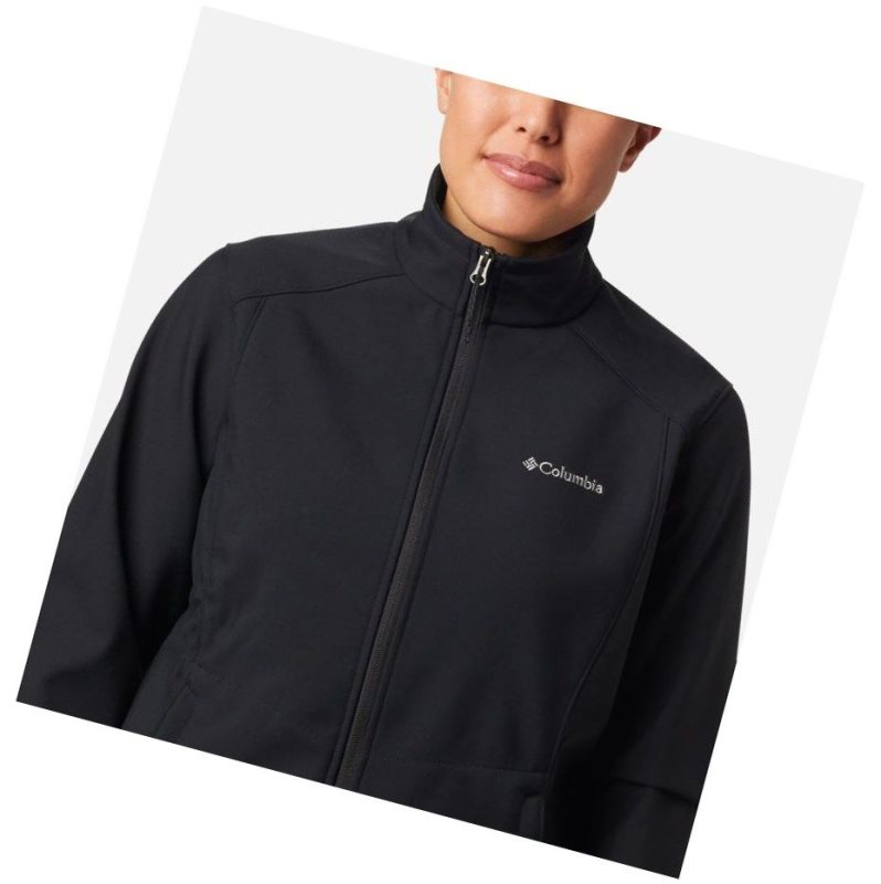 Columbia Kruser Ridge II Softshell Mont Kadın Siyah | 98216-KDPA