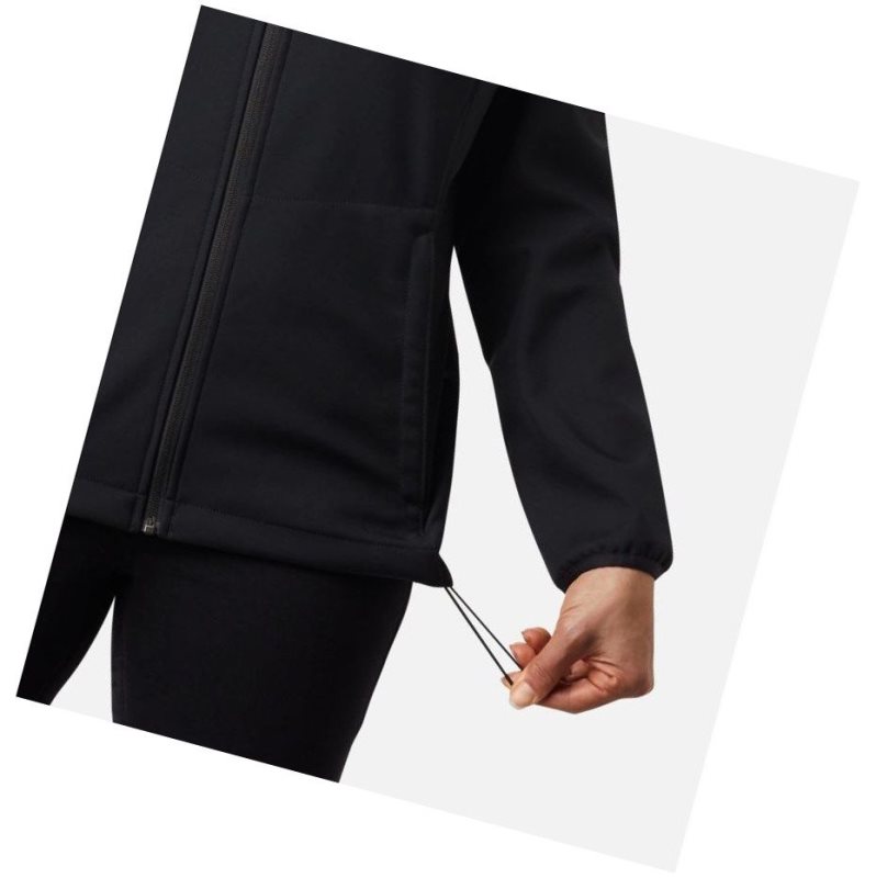 Columbia Kruser Ridge II Softshell Mont Kadın Siyah | 98216-KDPA