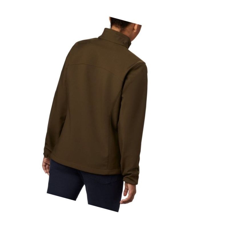 Columbia Kruser Ridge II Softshell Mont Kadın Zeytin Yeşili | 18657-SEFM
