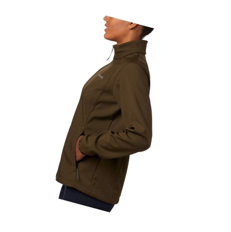 Columbia Kruser Ridge II Softshell Mont Kadın Zeytin Yeşili | 18657-SEFM