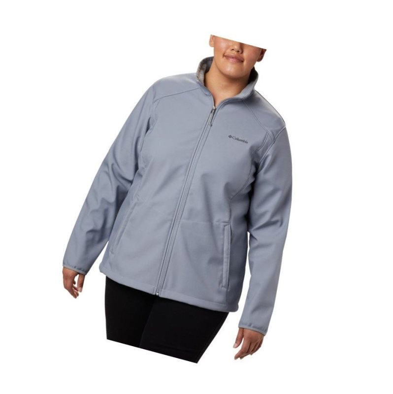 Columbia Kruser Ridge II Softshell Plus Size Mont Kadın Gri | 70532-HCQR