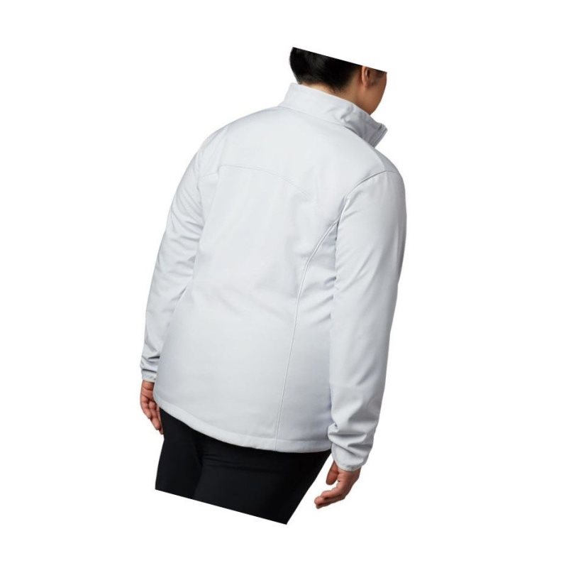Columbia Kruser Ridge II Softshell Plus Size Mont Kadın Gri | 60429-BFYQ
