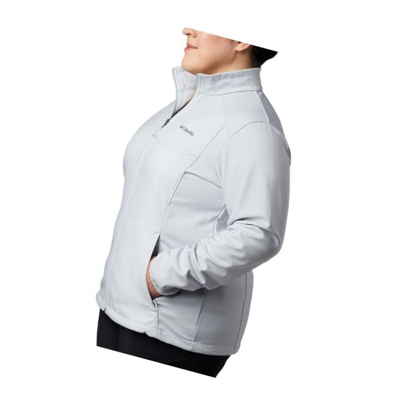Columbia Kruser Ridge II Softshell Plus Size Mont Kadın Gri | 60429-BFYQ