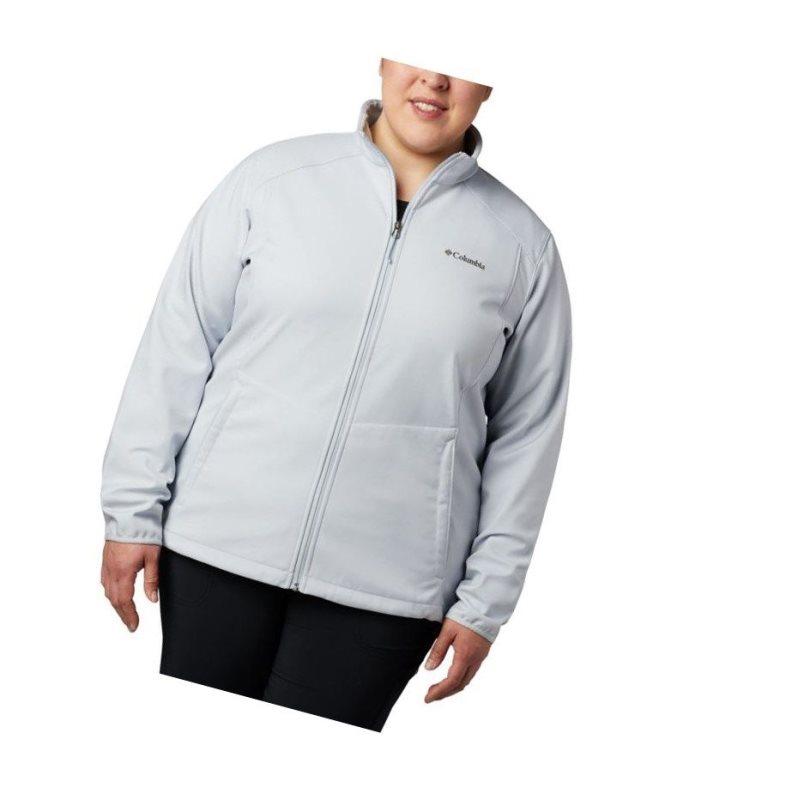 Columbia Kruser Ridge II Softshell Plus Size Mont Kadın Gri | 60429-BFYQ