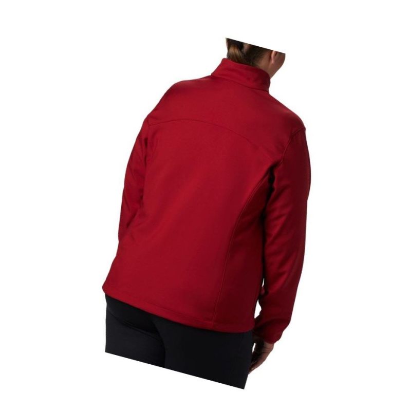Columbia Kruser Ridge II Softshell Plus Size Mont Kadın Kırmızı | 98723-DRUW