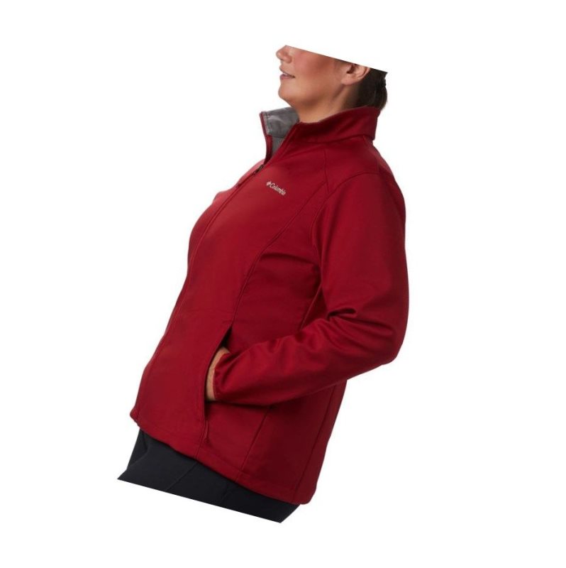 Columbia Kruser Ridge II Softshell Plus Size Mont Kadın Kırmızı | 98723-DRUW