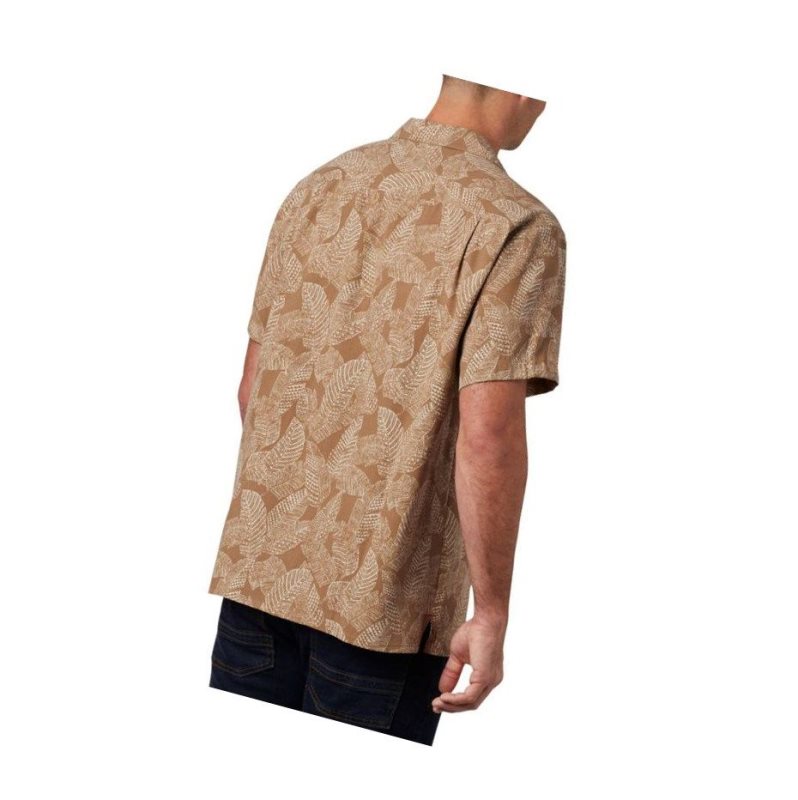 Columbia Lakeside Trail Short Sleeve Big Gömlek Erkek Renkli | 27340-FAMB