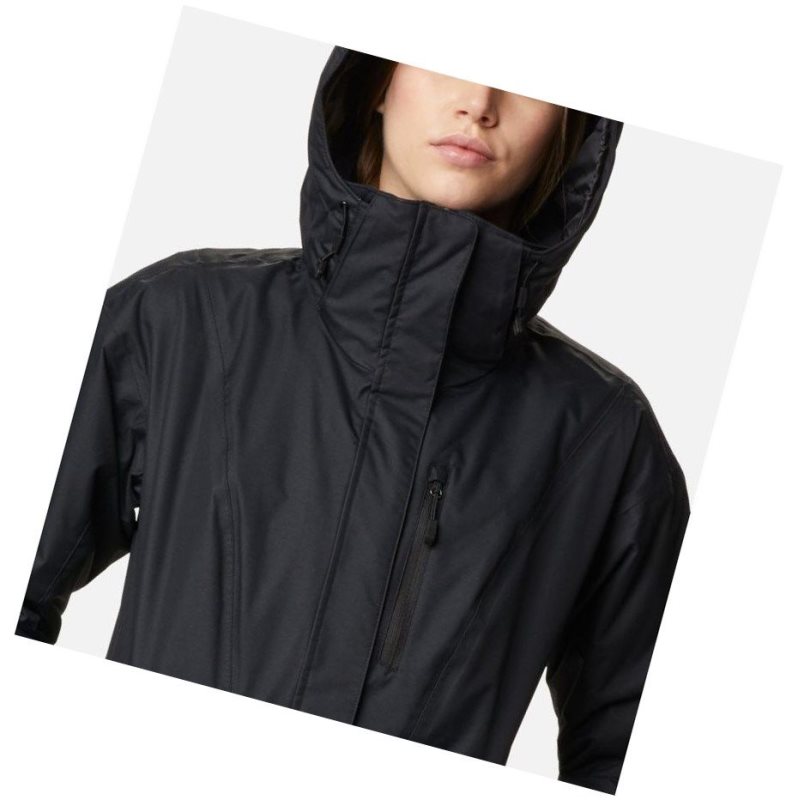 Columbia Last Tracks Insulated Mont Kadın Siyah | 64057-CMTY