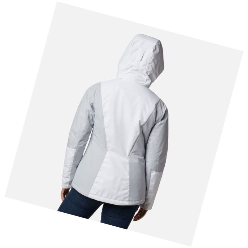 Columbia Last Tracks Insulated Mont Kadın Beyaz Gri | 63920-HXNJ