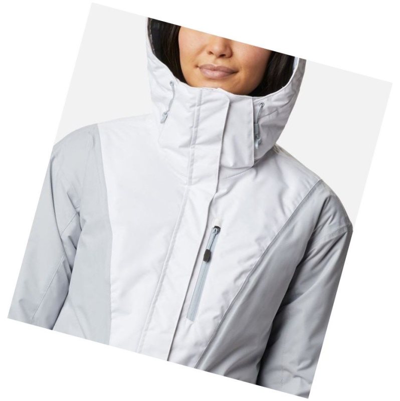 Columbia Last Tracks Insulated Mont Kadın Beyaz Gri | 63920-HXNJ