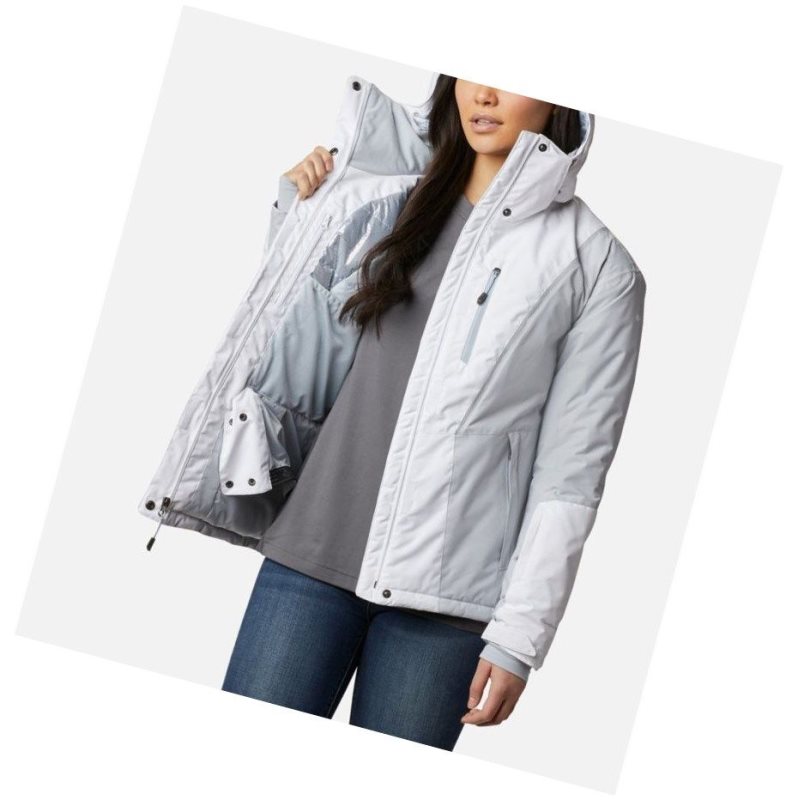 Columbia Last Tracks Insulated Mont Kadın Beyaz Gri | 63920-HXNJ
