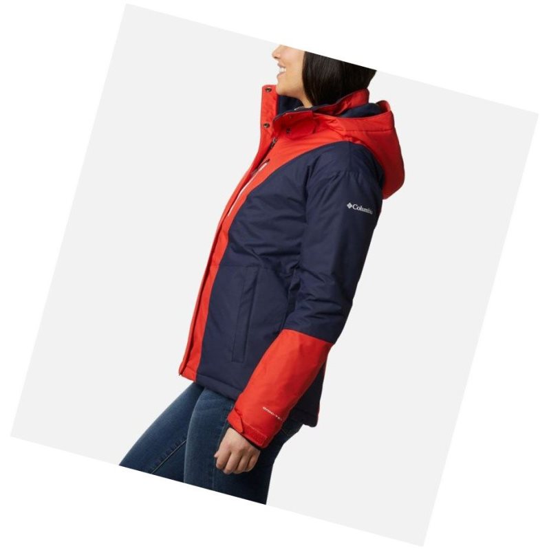 Columbia Last Tracks Insulated Mont Kadın Turuncu Lacivert | 58172-ZCXA