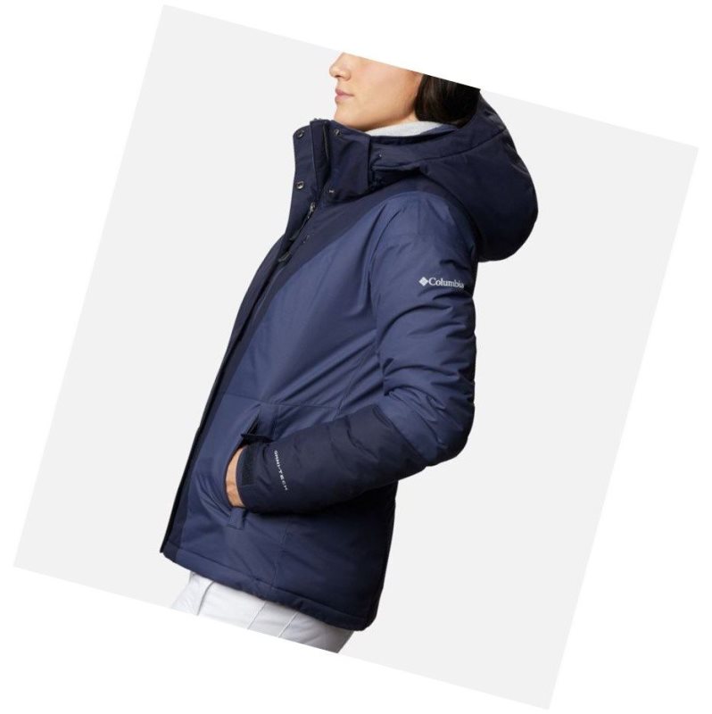 Columbia Last Tracks Insulated Mont Kadın Lacivert | 52716-PGJB