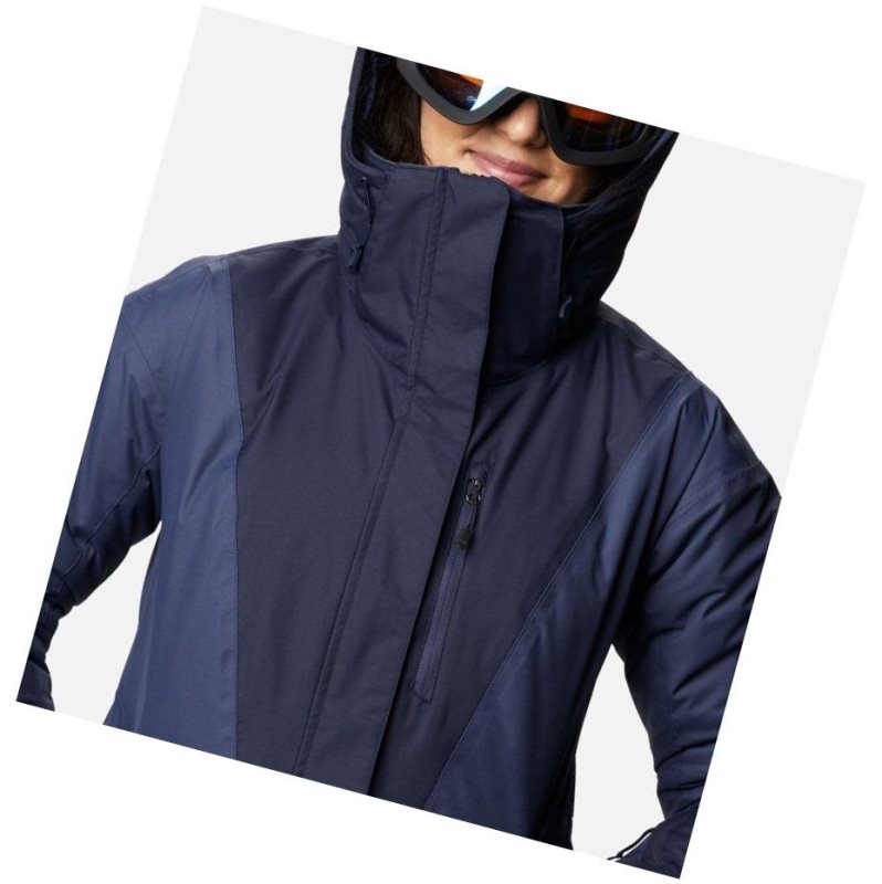 Columbia Last Tracks Insulated Mont Kadın Lacivert | 52716-PGJB