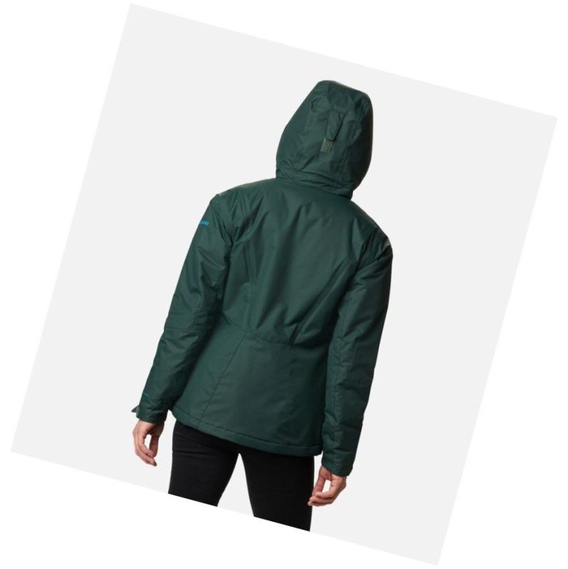 Columbia Last Tracks Insulated Mont Kadın Yeşil | 34078-QVIF