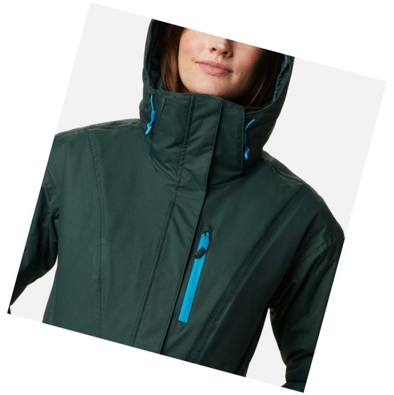 Columbia Last Tracks Insulated Mont Kadın Yeşil | 34078-QVIF