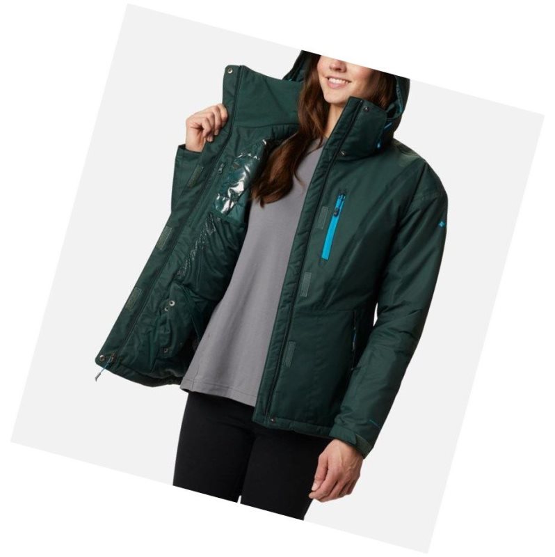 Columbia Last Tracks Insulated Mont Kadın Yeşil | 34078-QVIF