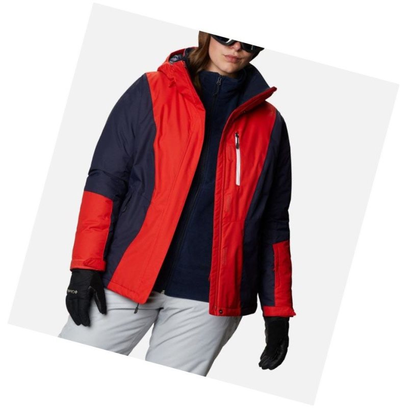 Columbia Last Tracks Insulated Plus Size Mont Kadın Turuncu Lacivert | 60731-TUJS